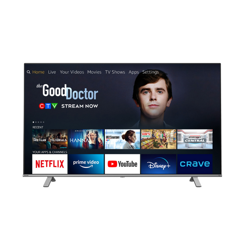 Tv toshiba 55" 4k smart fire edition