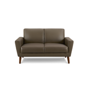 Causeuse de 58" avec deux coussins de Monarch - RA-08- PU brun (8J22A08)