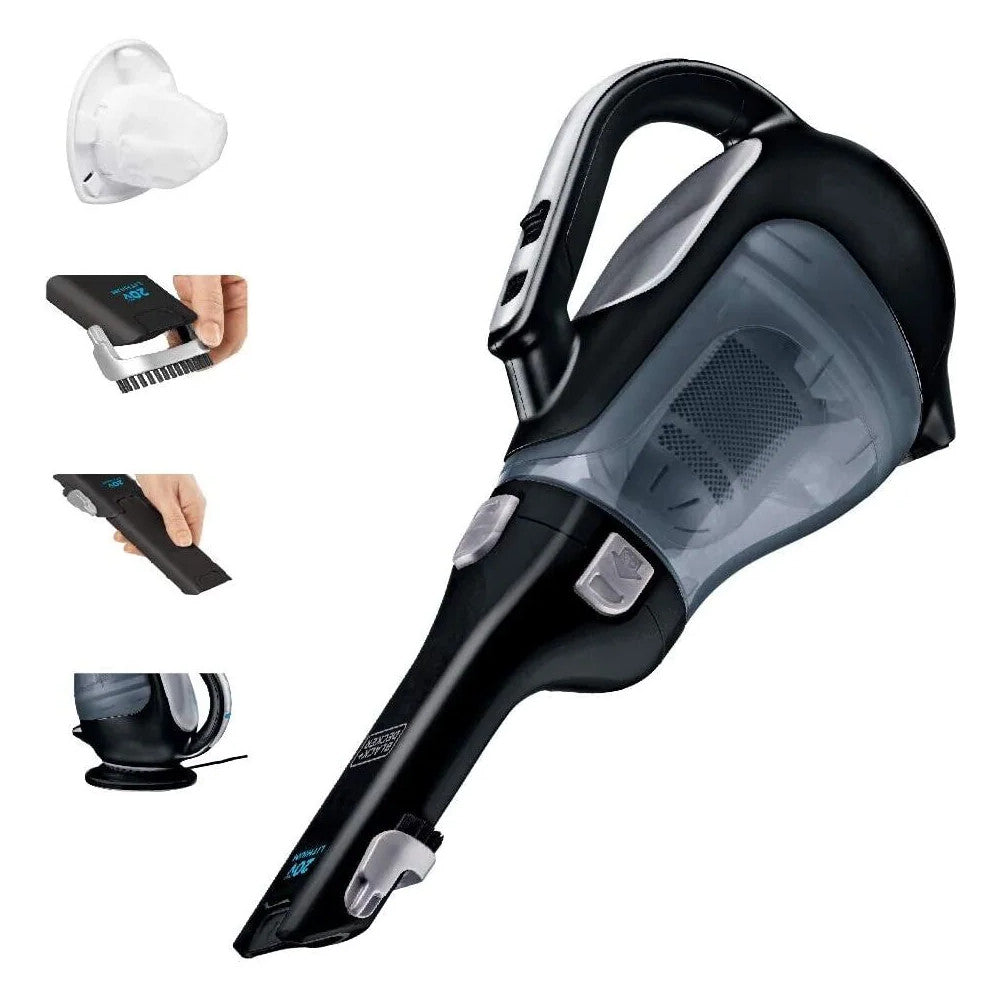 Black & Decker 20V Max Lithium Ion Cordless Hand Vacuum (BDH2000L)