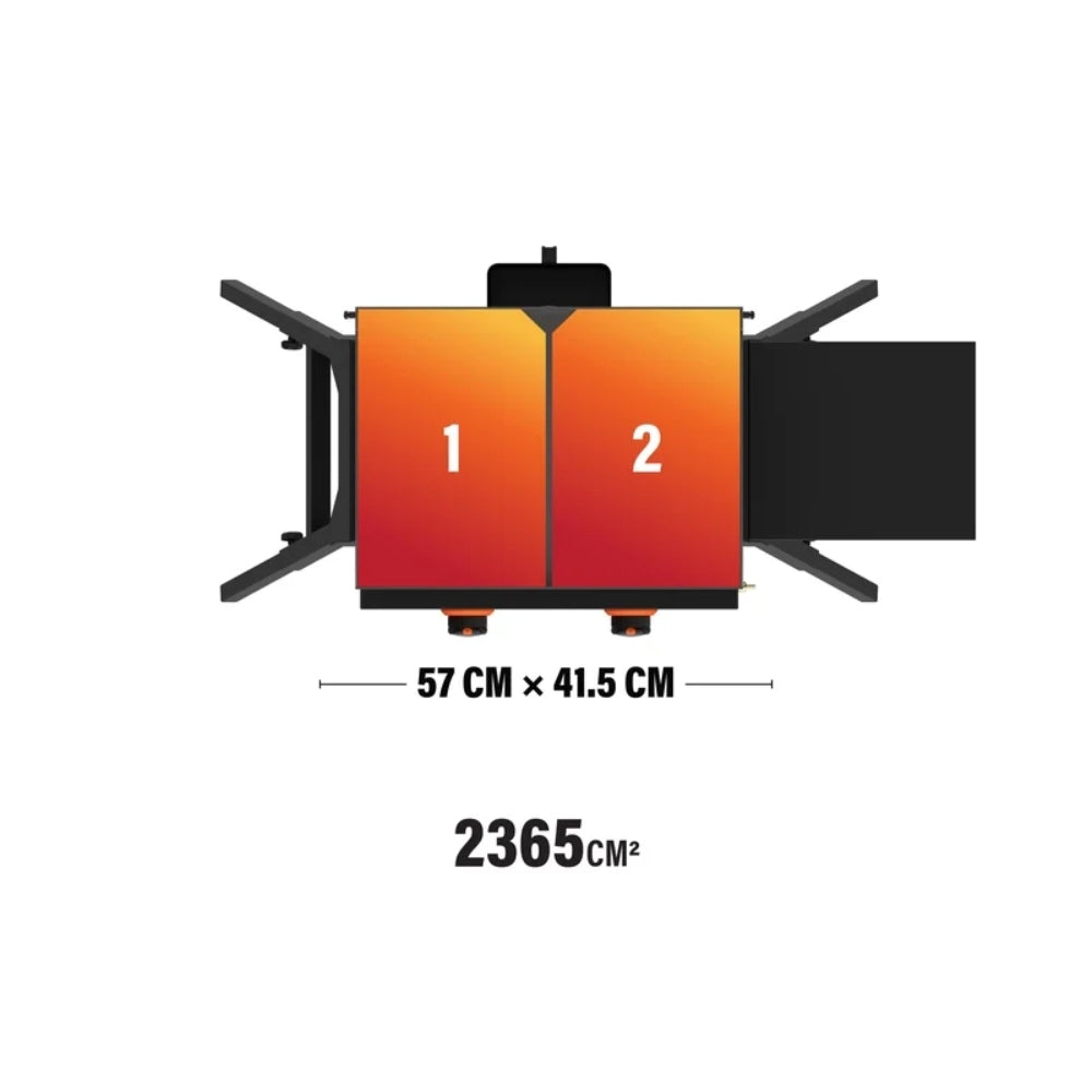 Plaque Chauffante au Propane Blackstone Omnivore 22" avec Support et Tuyau Adaptateur (2341CA)