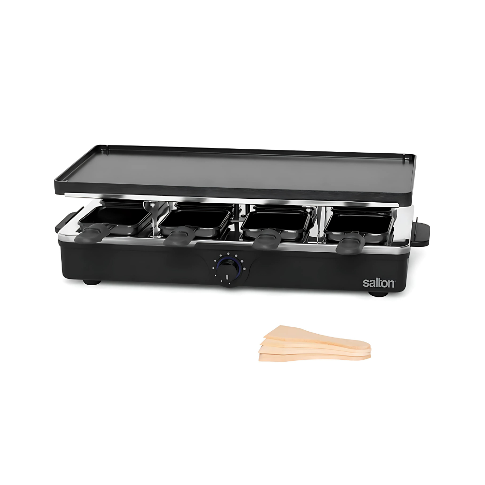 Gril Raclette rectangulaire Salton pour 8 Personnes