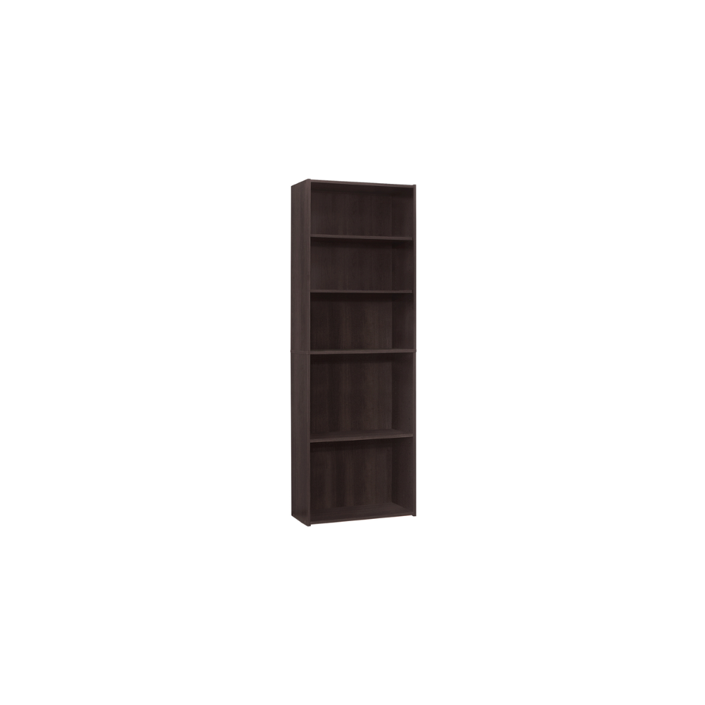 Monarch Espresso Shelf with 5 Shelves - (I7467)