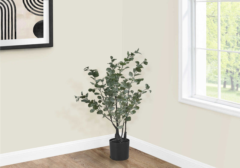 Plante artificielle - eucalyptus intérieur pot 5’’ 35’’H - Monarch (I 9562) Nouveau