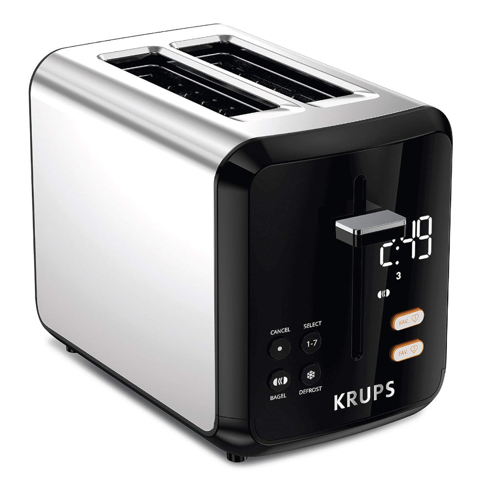 KRUPS Digital 2-Slice Stainless Steel Toaster (KH320D50)