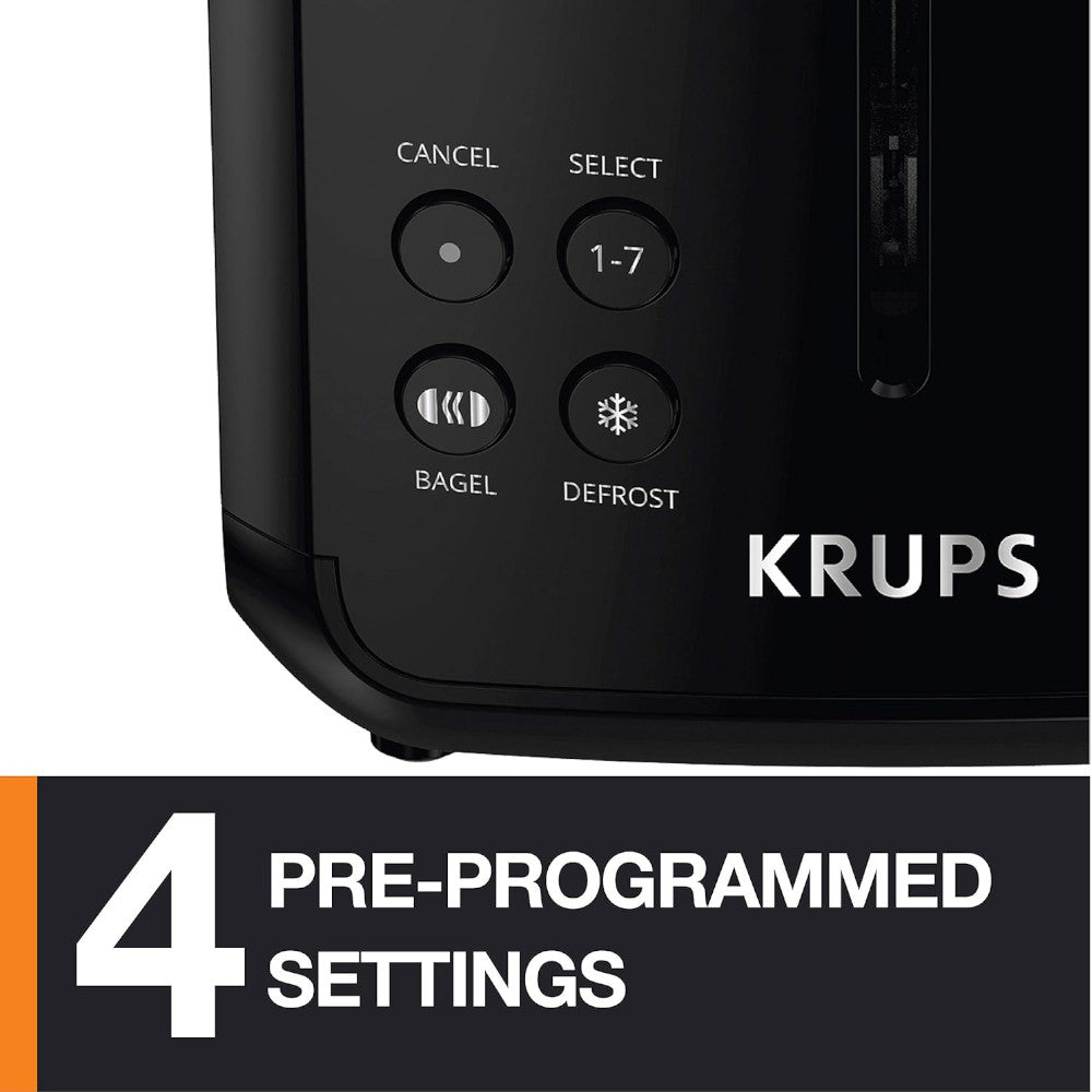 KRUPS Digital 2-Slice Stainless Steel Toaster (KH320D50)