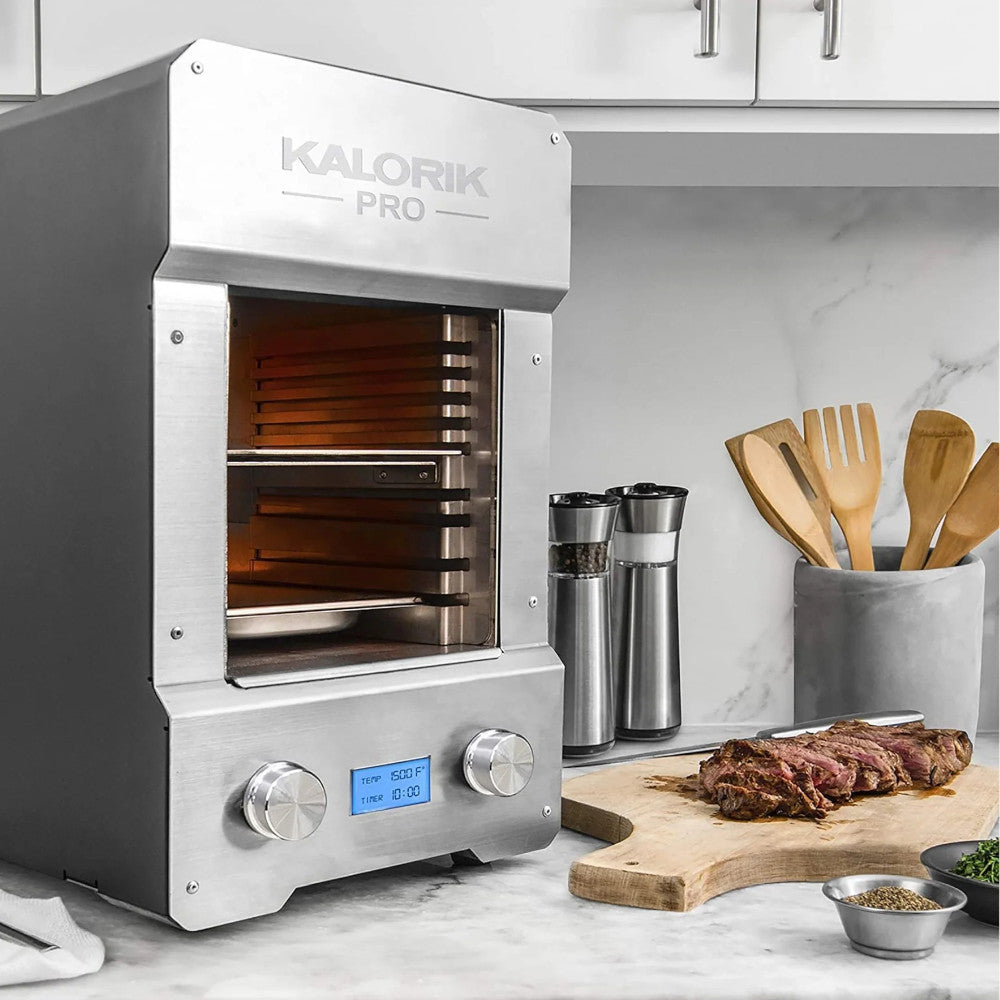 Grill électrique steakhouse Kalorik Pro 1500 en stainless (KPROGR51149SS) - Nouveau