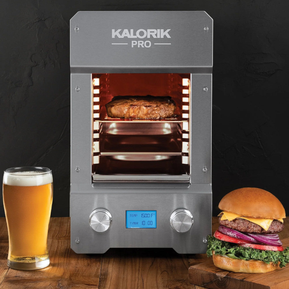 Grill électrique steakhouse Kalorik Pro 1500 en stainless (KPROGR51149SS) - Nouveau