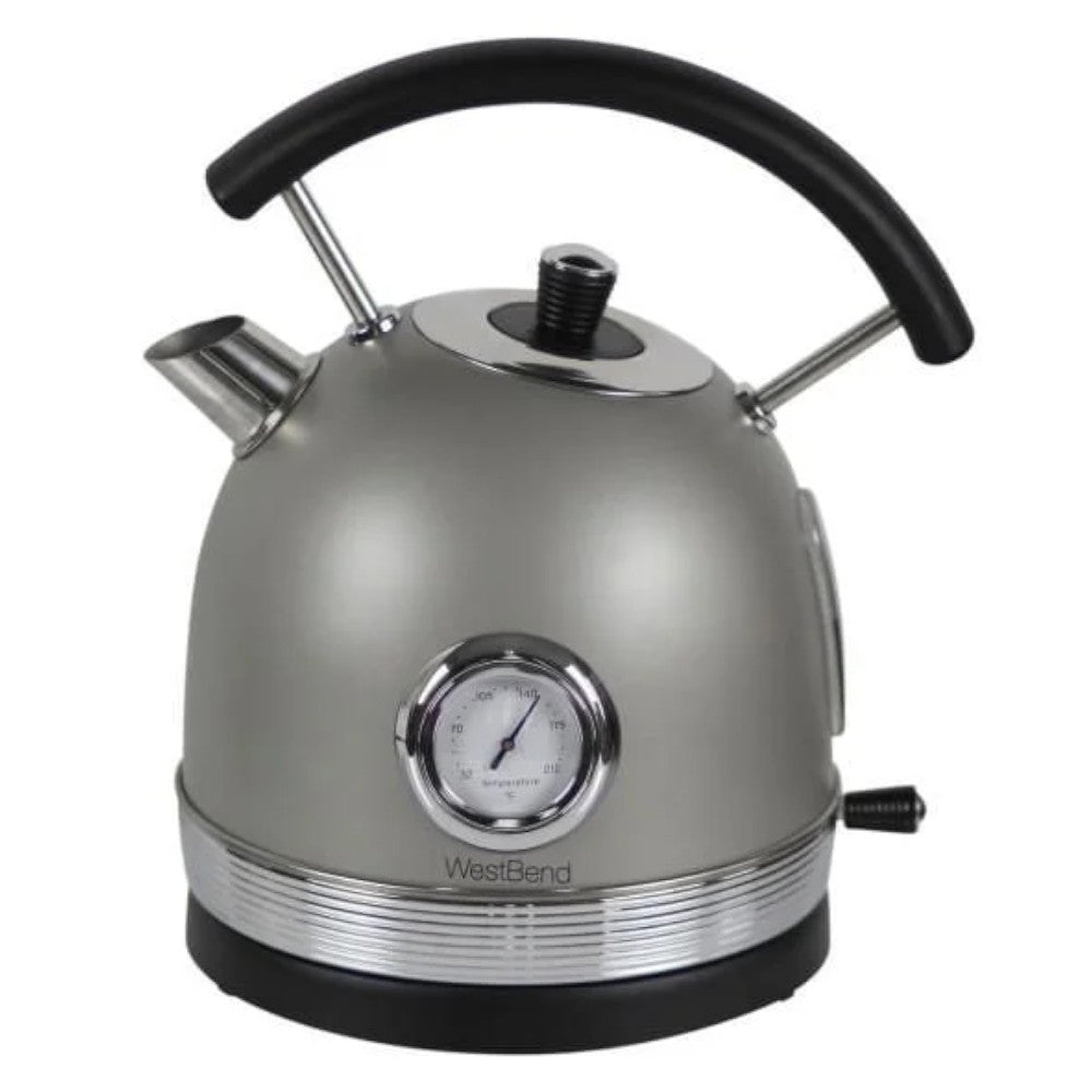 Bouilloire élecrique rétro en stainless West Bend de 1,7L (WBRTGR13) - Nouveau