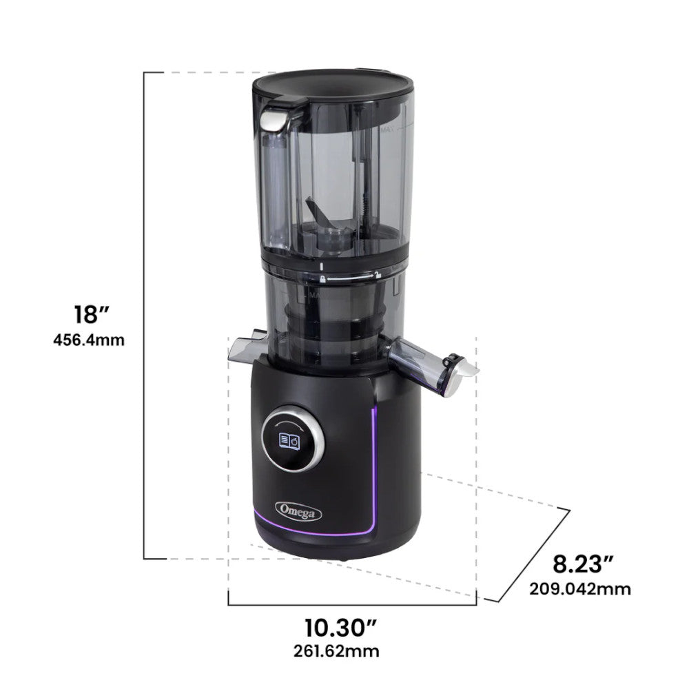 Extracteur de jus Omega – Performance Ultime pour grandes quantités (OMSMBTBK13)