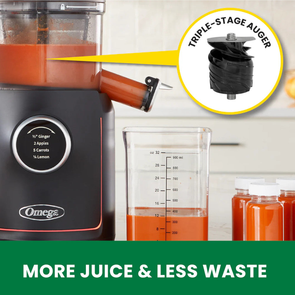 Extracteur de jus Omega – Performance Ultime pour grandes quantités (OMSMBTBK13)
