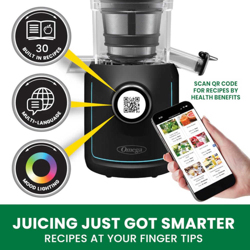 Extracteur de jus Omega – Performance Ultime pour grandes quantités (OMSMBTBK13)