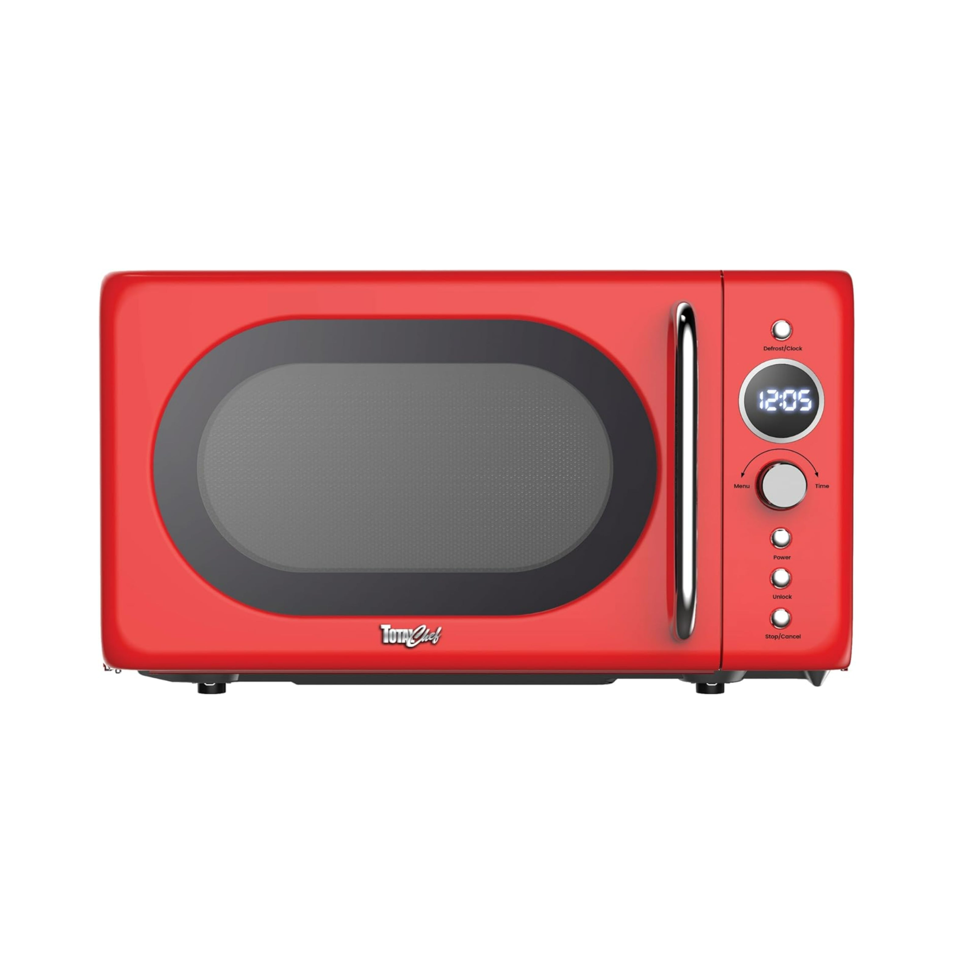 TotalChef Retro 0.7 cu. ft. 700W Microwave - 5 Power Levels