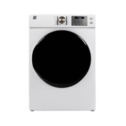 Kenmore 27-inch, 8.0 cu. ft. Front Load Electric Dryer with Steam and Stacking Kit, White