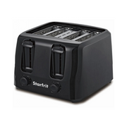 Starfrit 4 Slice Toaster 6 Browning Settings - Black