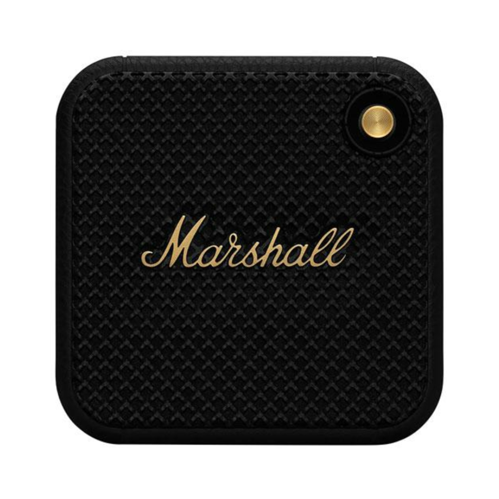 Marshall Willen Waterproof Bluetooth Wireless Speaker - Black/Brass - Recertified by Marshall