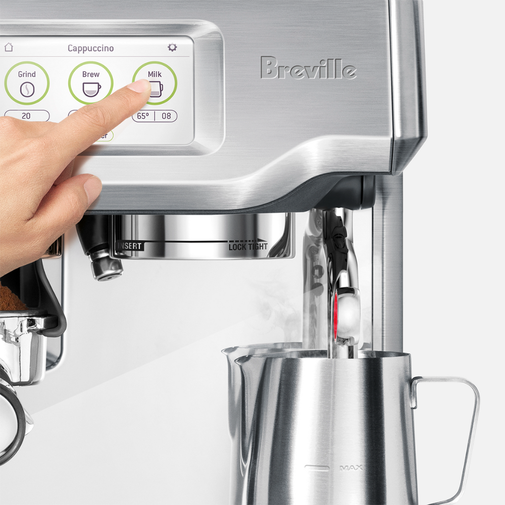 Breville Barista Touch espresso machine with grinder, automatic milk frother (BES880BSS1BCA1)
