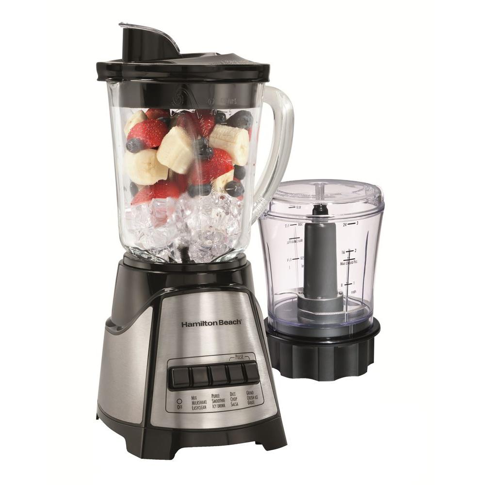 Mélangeur HAMILTON BEACH Power Elite avec hachoir (58149C)