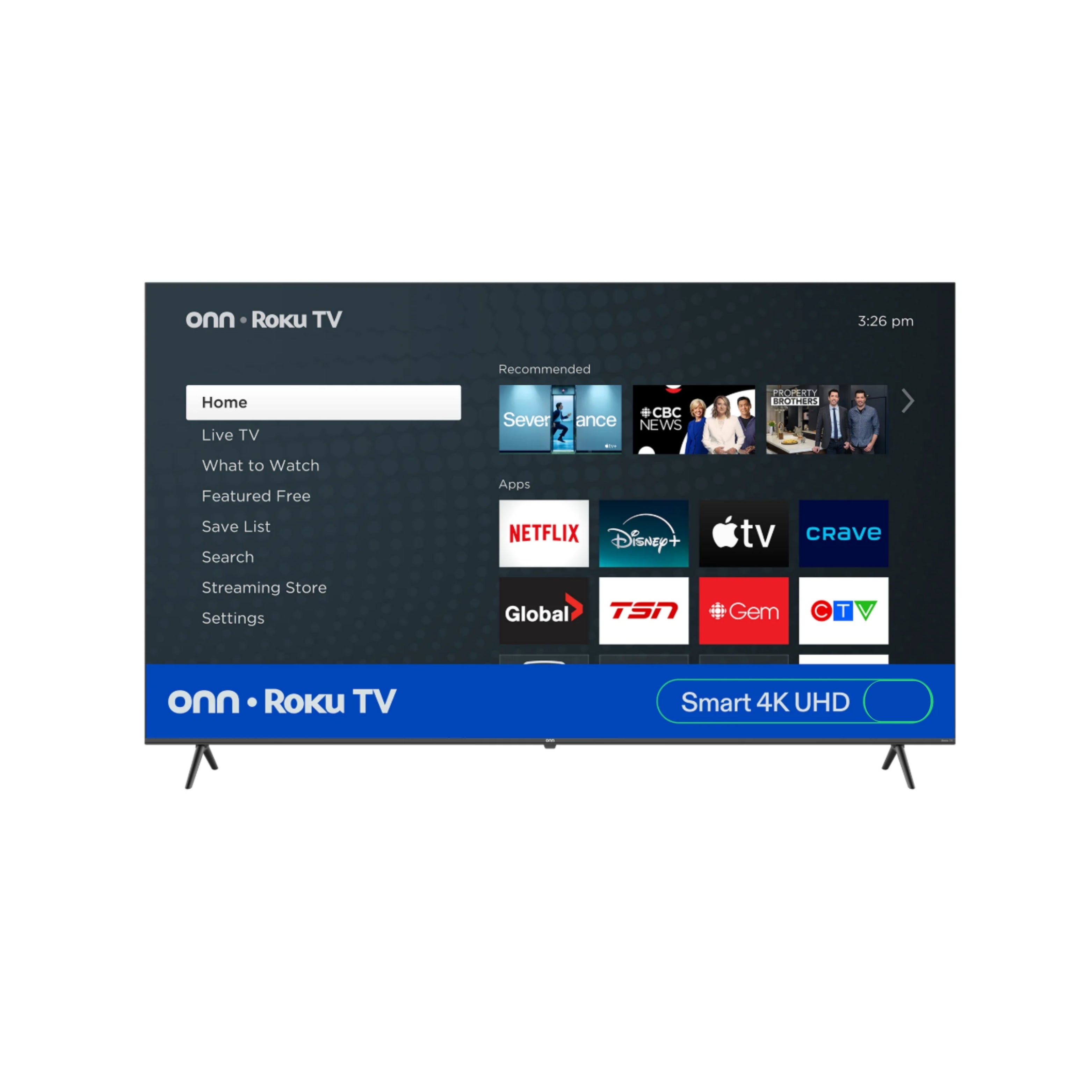ONN 85" 4K UHD Smart TV with RokuTV (100150805)