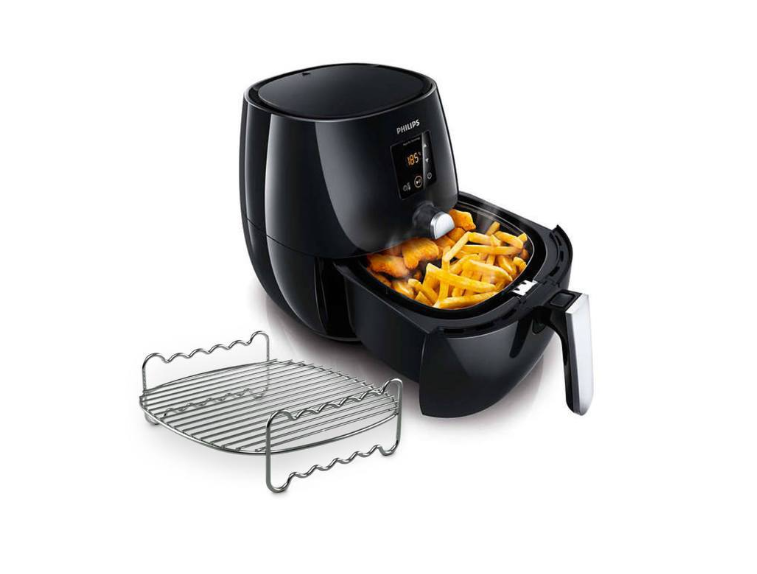 Friteuse à air chaud numérique Airfryer collection Viva de Philips avec technologie Rapid Air HD9230/26 (Noir)