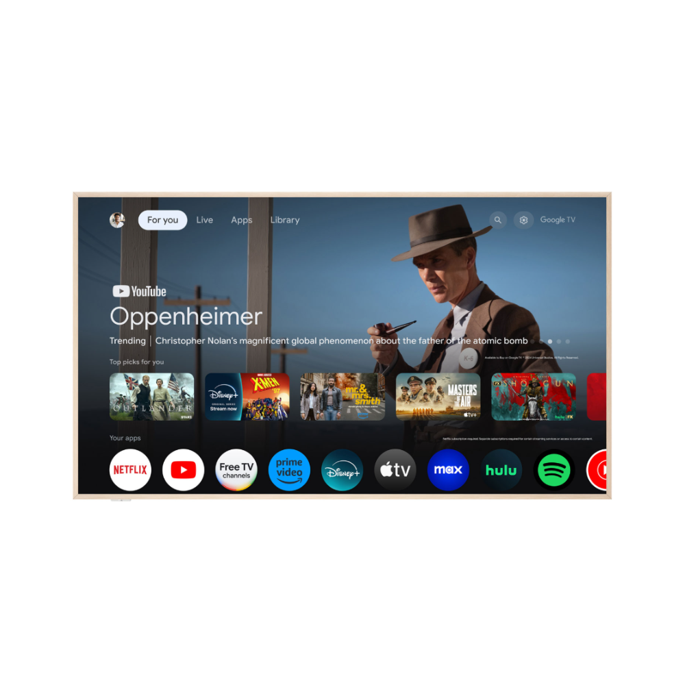 Téléviseur TCL 65" Google QLED HDR UHD 4K NXTVISION (65A300W)