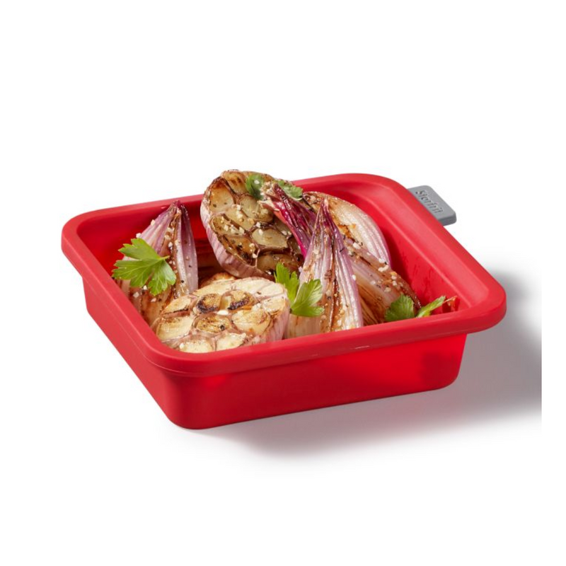Plat de cuisson en silicone Starfrit avec structure métallique intégrée - petit - rouge - (SOLDE DE LA FÊTE DES MÈRES)