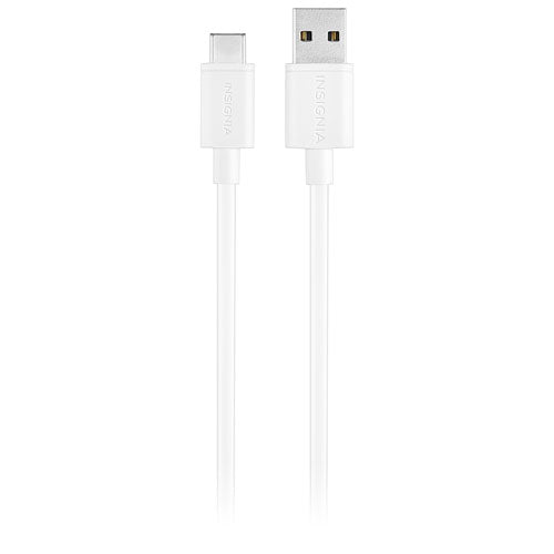 Cable Insignia USB-A 2.0 a USB-C de 3 m (10 pies) - Blanco