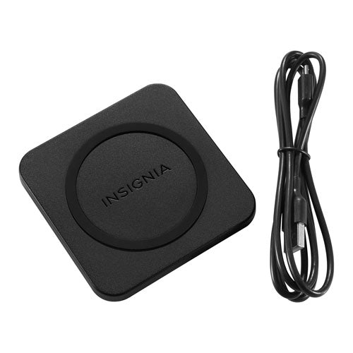 Almohadilla de carga inalámbrica Qi de 5 W de Insignia - Negro