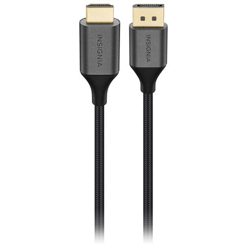 Insignia 1.83m (6ft) 4K UHD DisplayPort to HDMI Cable