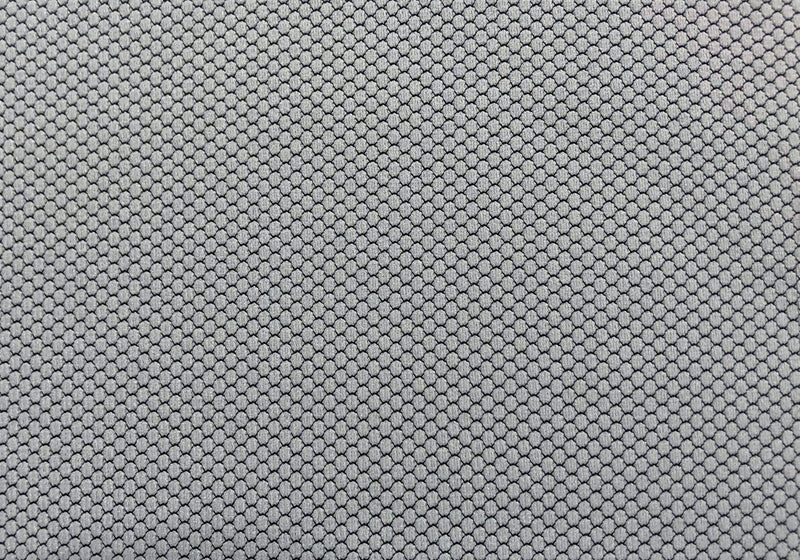 Silla de oficina con respaldo ejecutivo en tejido blanco y gris