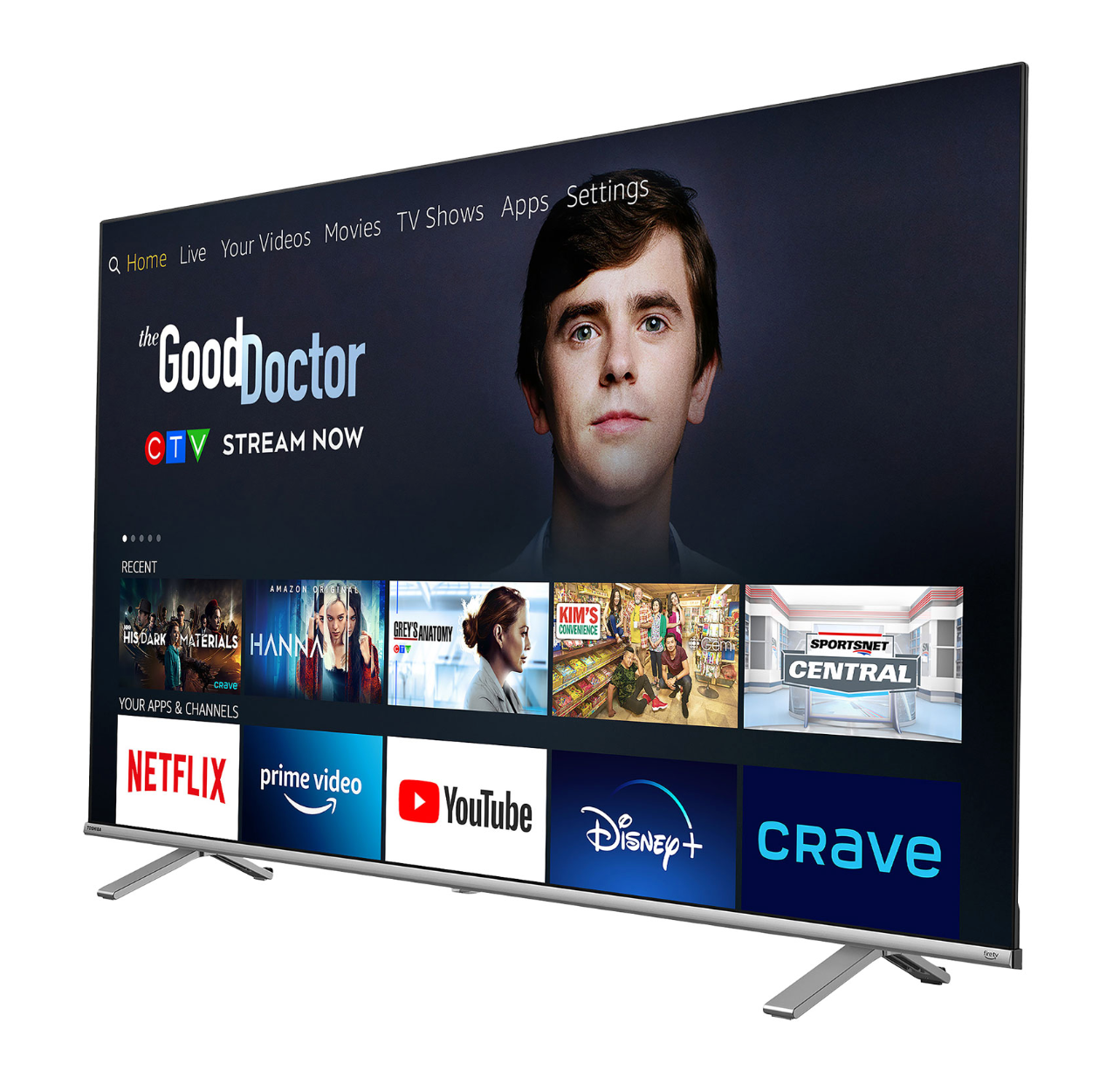 Toshiba 55" 4K UHD HDR LED Smart TV Fire TV Edition (55C350KC)