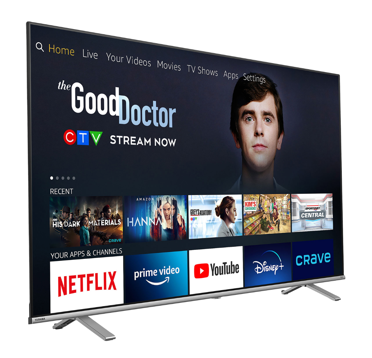 Toshiba 55" 4K UHD HDR LED Smart TV Fire TV Edition (55C350KC)