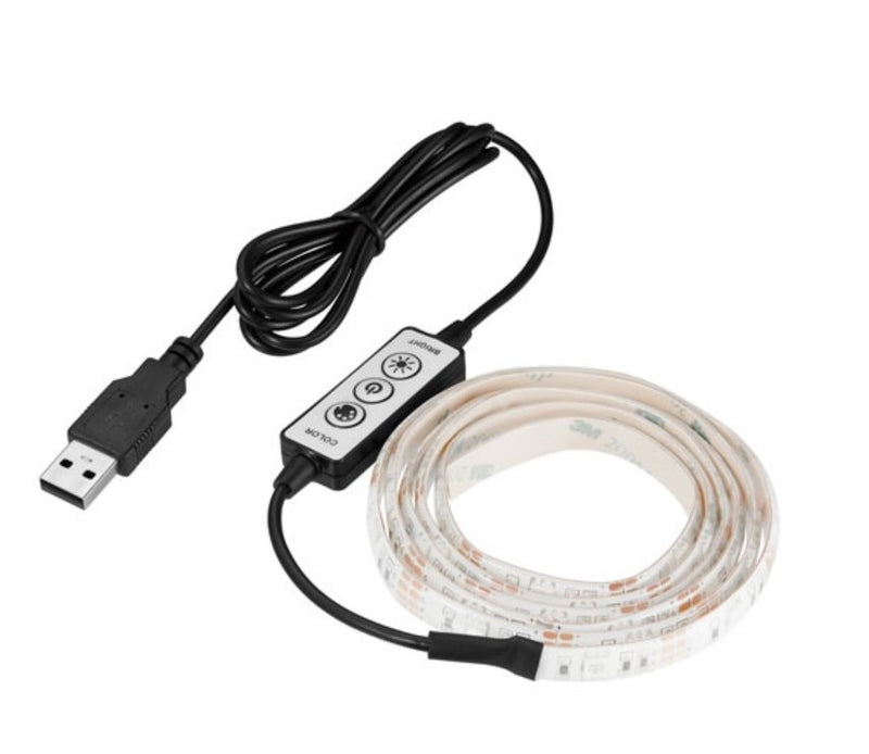 Tira de luz LED RGB regulable multicolor Insignia de 4-6'