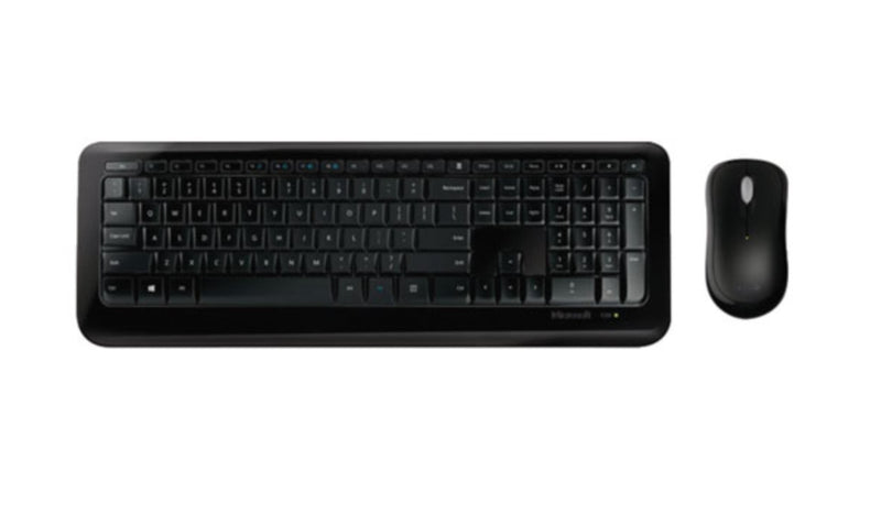 Microsoft Wireless Desktop 850 Wireless Optical Keyboard and Mouse (PY9-00002) - Negro - Inglés